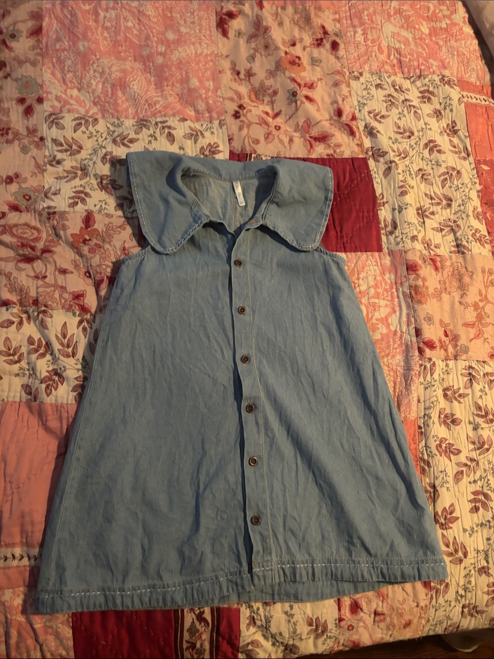 Rylee + Cru Adria Dress Washed Blue